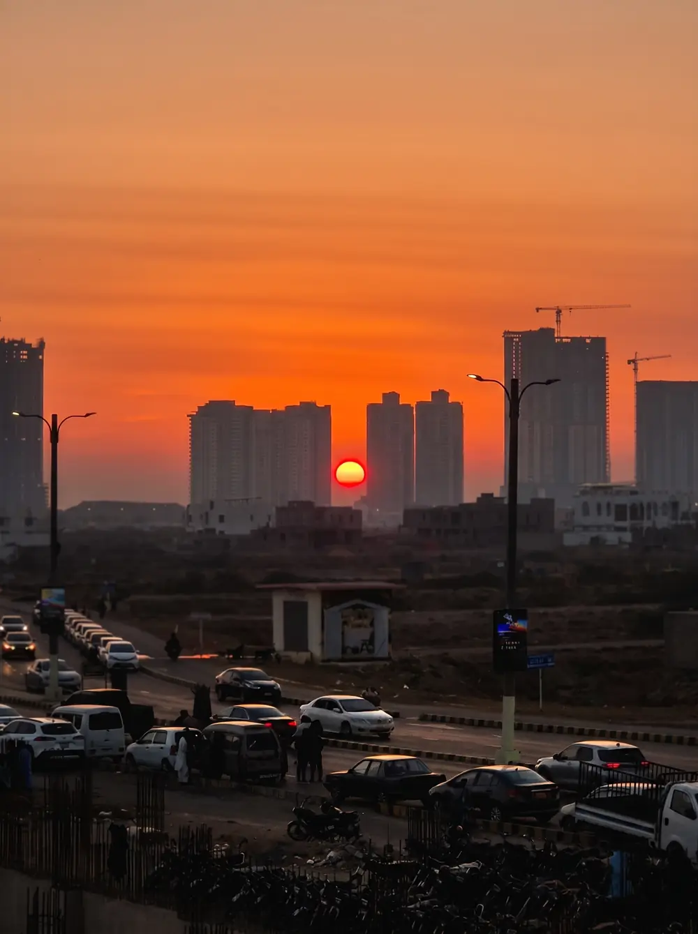 La ville au crépuscule