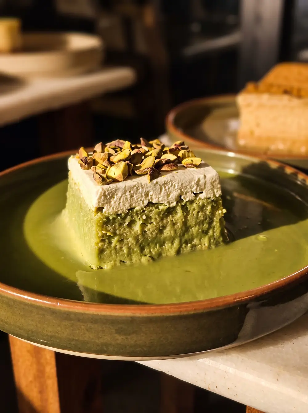 Gâteau à la pistache