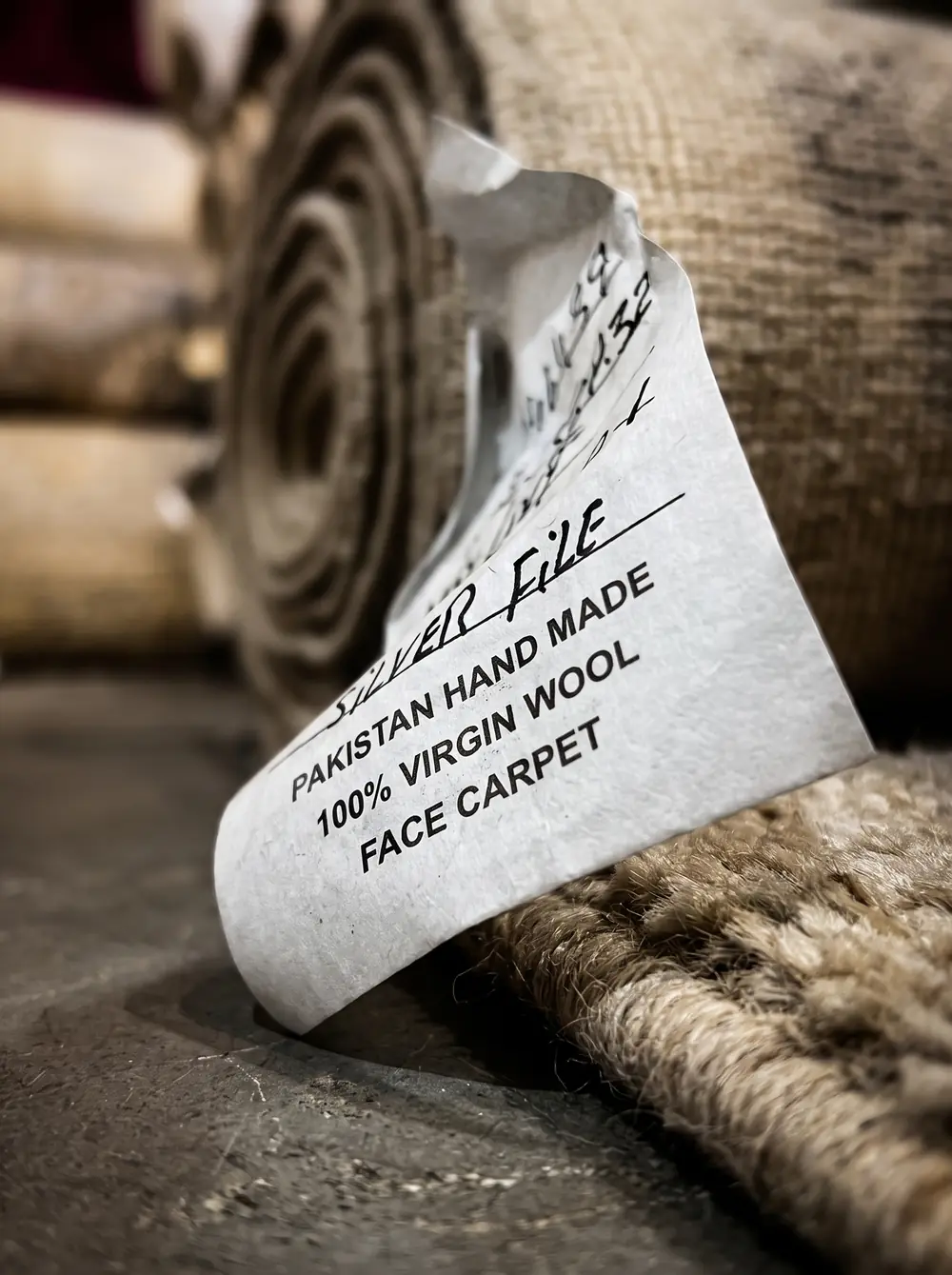 Tapis en pure laine, fait main au Pakistan