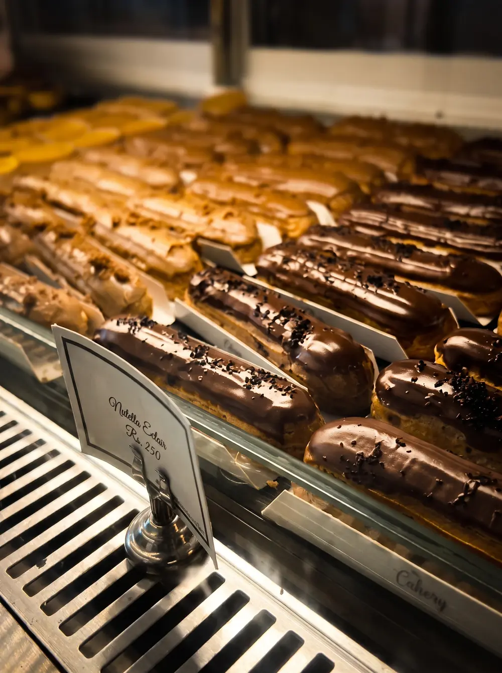 Éclairs au chocolat
