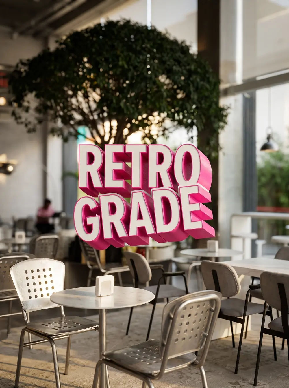 Terrasse d'un café